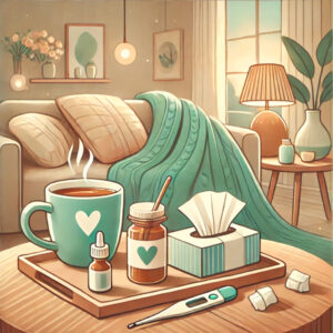 一人暮らしで風邪を引いた時の対処方法：自分でできるケアと心構え