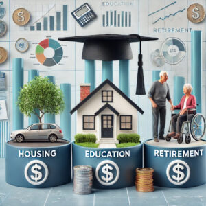 【必読】人生の三大支出とは?お金の流れを把握して賢く節約しよう💰