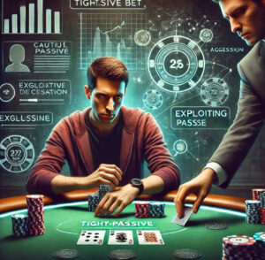 【ポーカー戦略】タイト・パッシブな相手の攻略法!効果的な攻め方を解説🎯