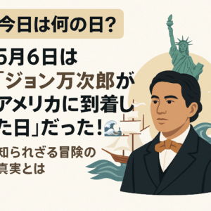 【今日は何の日?】5月6日は「ジョン万次郎がアメリカに到着した日」だった!知られざる冒険の真実とは🌊🗽