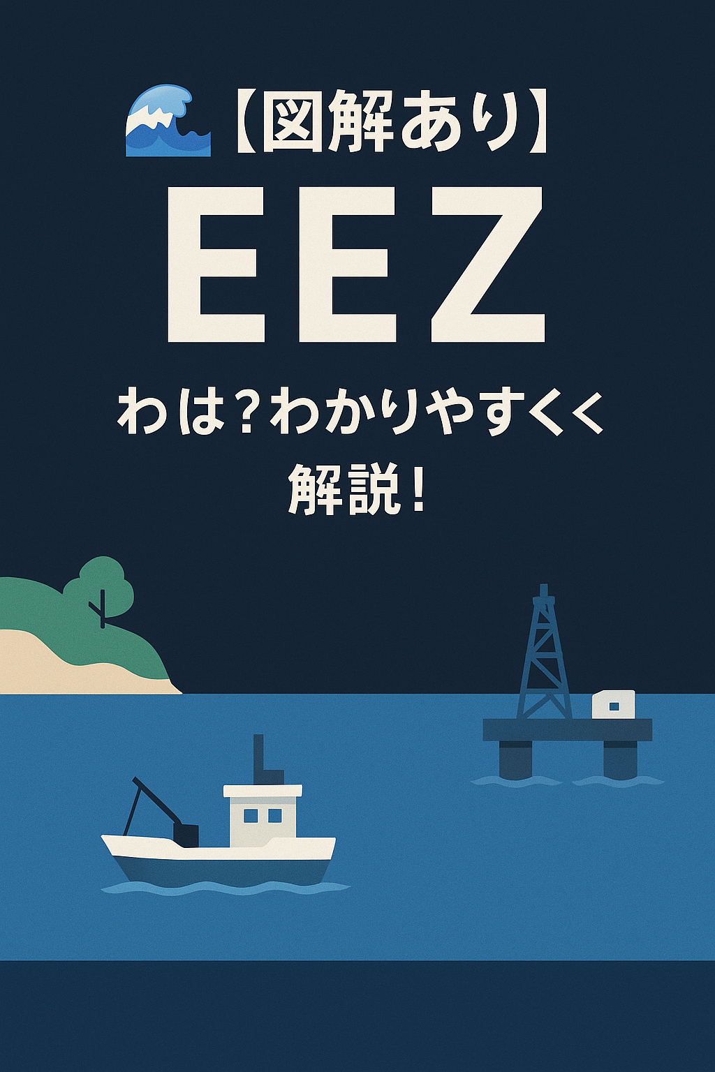 🌊【図解あり】EEZ(排他的経済水域)とは?わかりやすく解説!