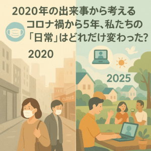 【2020年の出来事から考える】コロナ禍から5年、私たちの「日常」はどれだけ変わった？🕊️