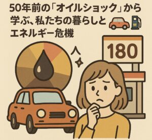 【なぜ今注目？】50年前の「オイルショック」から学ぶ、私たちの暮らしとエネルギー危機 🚗⛽