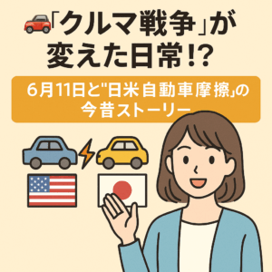 🚘「クルマ戦争」が変えた日常!?6月11日と“日米自動車摩擦”の今昔ストーリー