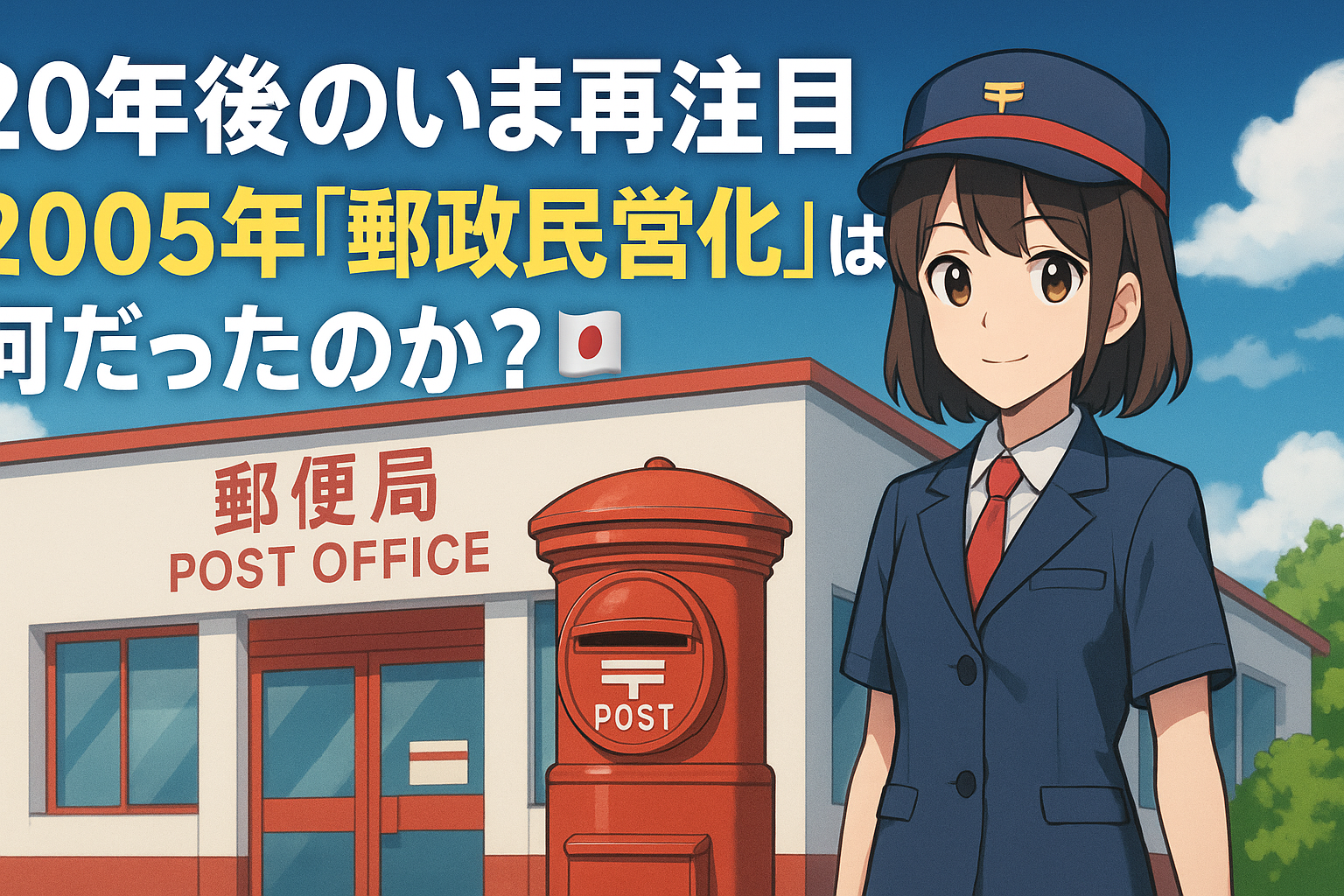 🇯🇵【20年後のいま再注目】2005年「郵政民営化」は何だったのか?📮
