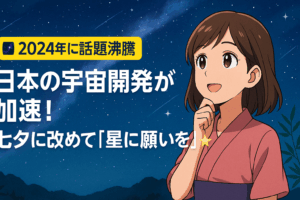 🌌【2024年に話題沸騰】日本の宇宙開発が加速！七夕に改めて「星に願いを」🌠