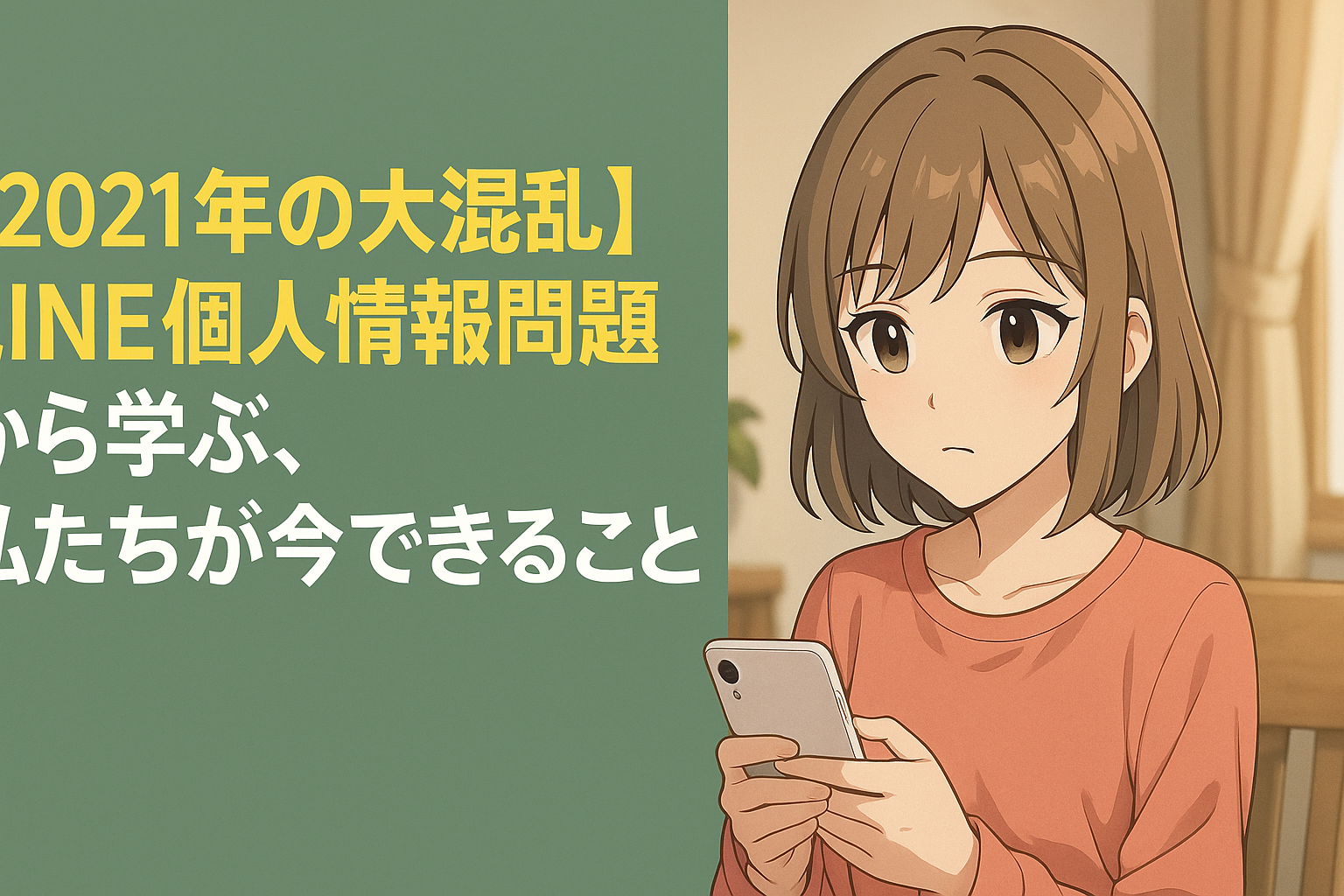 【2021年の大混乱】LINE個人情報問題から学ぶ、私たちが今できること📱🔐