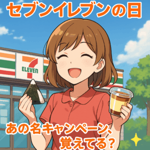 【7月11日はセブンイレブンの日】あの名キャンペーン、覚えてる？セブンの歴史と戦略に迫る✨