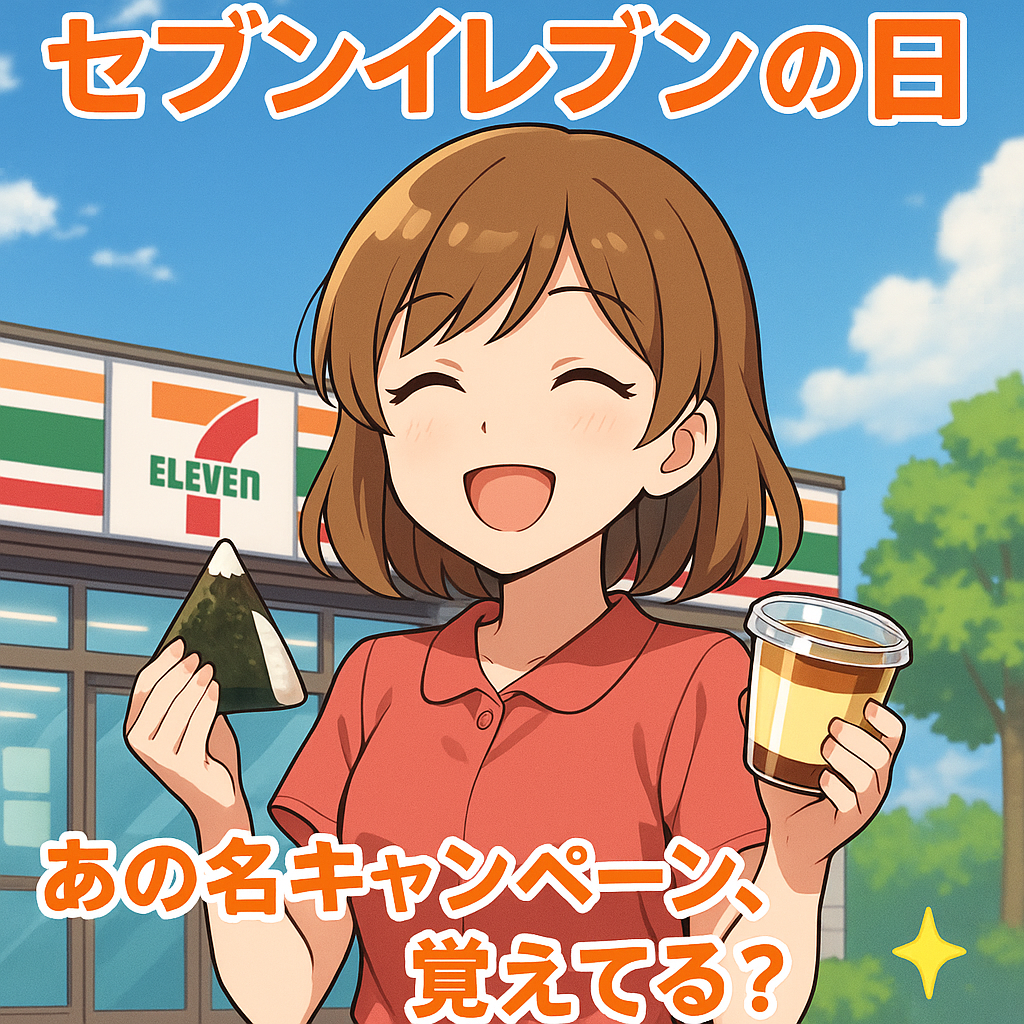 【7月11日はセブンイレブンの日】あの名キャンペーン、覚えてる?セブンの歴史と戦略に迫る✨