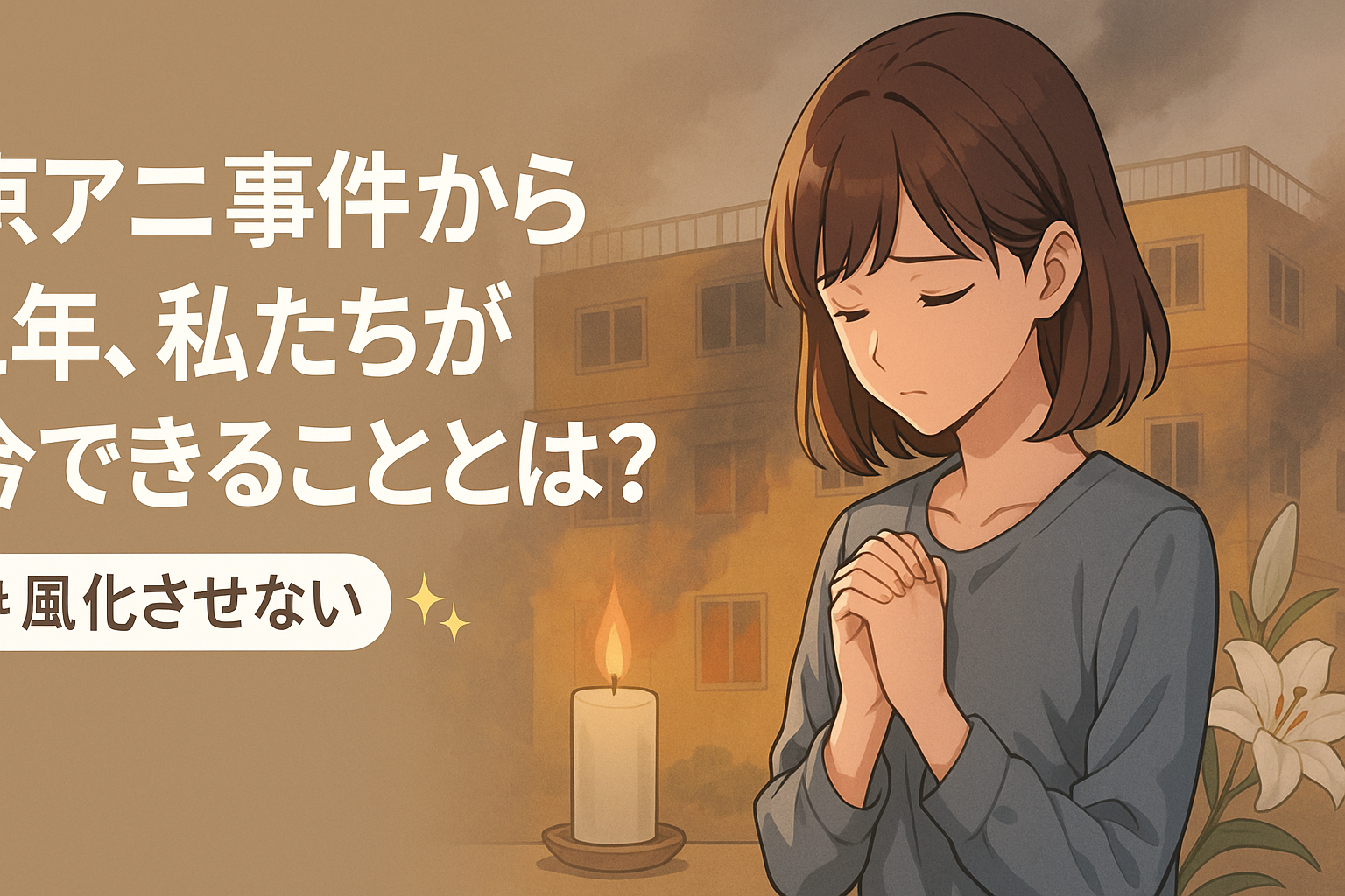 【風化させない】京アニ事件判決から1年、私たちが今できることとは?🎥✨