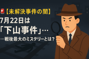 🚨【未解決事件の闇】7月22日は「下山事件」…戦後最大のミステリーとは？🕵️‍♂️