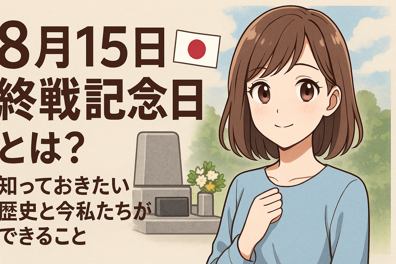 【8月15日】終戦記念日とは？知っておきたい歴史と今私たちができること🇯🇵