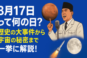 8月17日って何の日？歴史の大事件から宇宙の秘密まで一挙に解説！
