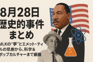 8月28日に起きた歴史的事件まとめ：MLKの“夢”とエメット・ティルの悲劇から、科学＆ポップカルチャーまで網羅
