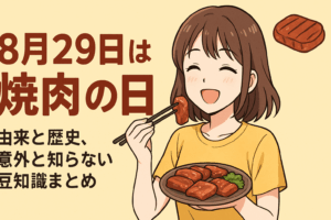 【8月29日は焼肉の日🍖】由来と歴史、意外と知らない豆知識まとめ