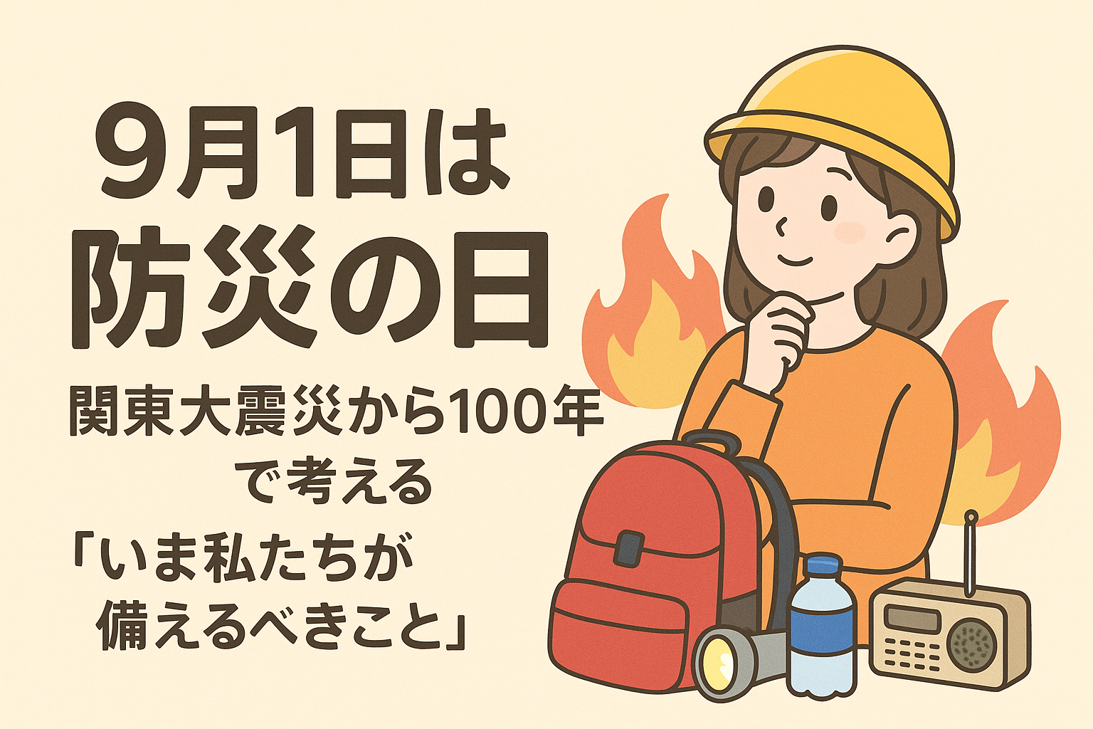 【9月1日は防災の日】関東大震災から100年で考える“いま私たちが備えるべきこと”