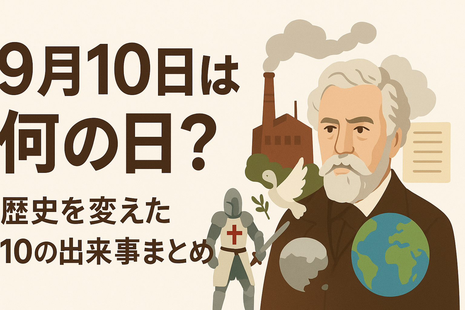 9月10日は何の日?📅 歴史を変えた10の出来事まとめ