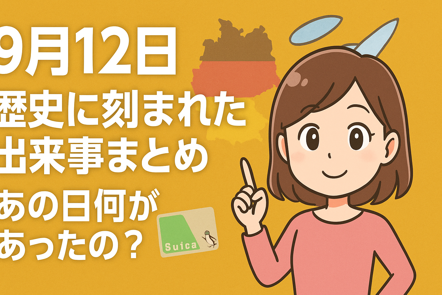 【9月12日】歴史に刻まれた出来事まとめ｜あの日何があったの？