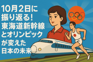 10月2日に振り返る！東海道新幹線とオリンピックが変えた日本の未来
