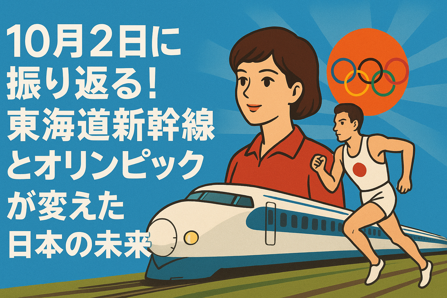 10月2日に振り返る!東海道新幹線とオリンピックが変えた日本の未来
