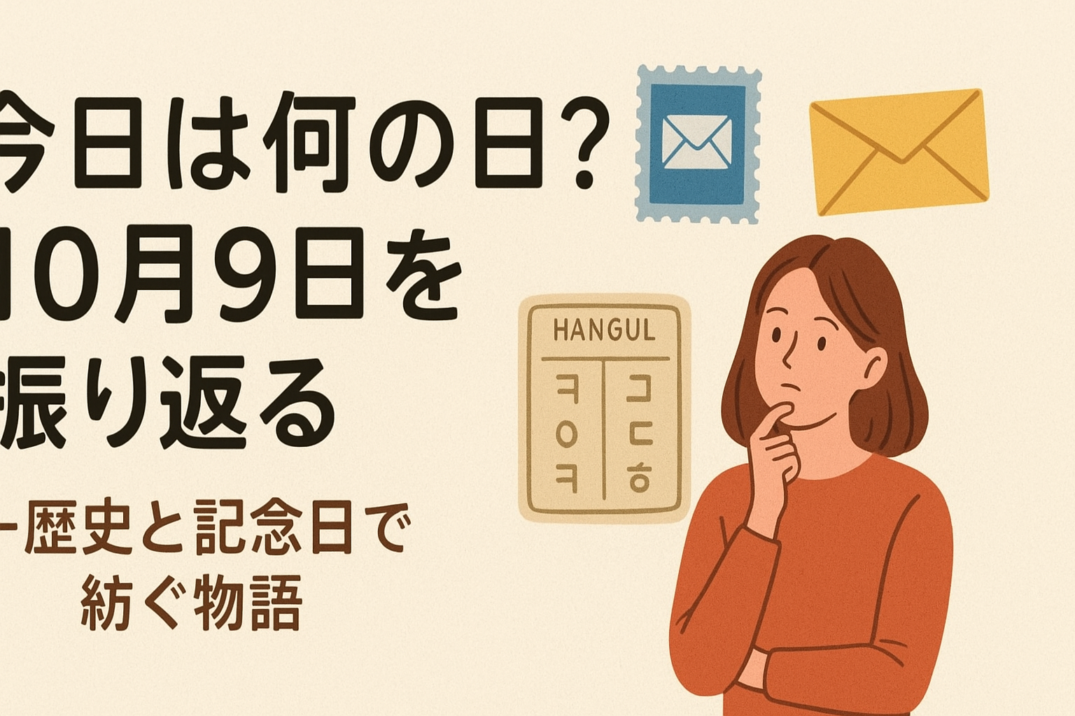今日は何の日?10月9日を振り返る — 歴史と記念日で紡ぐ物語