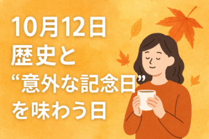 10月12日｜歴史と“意外な記念日”を味わう日