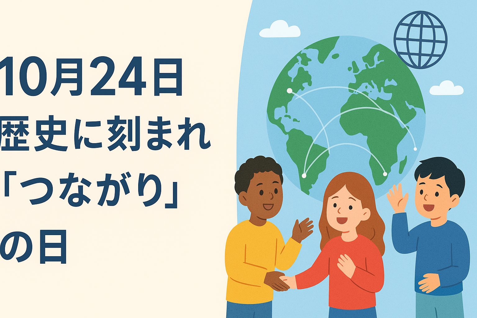 10月24日:歴史に刻まれた「つながり」の日 🌐