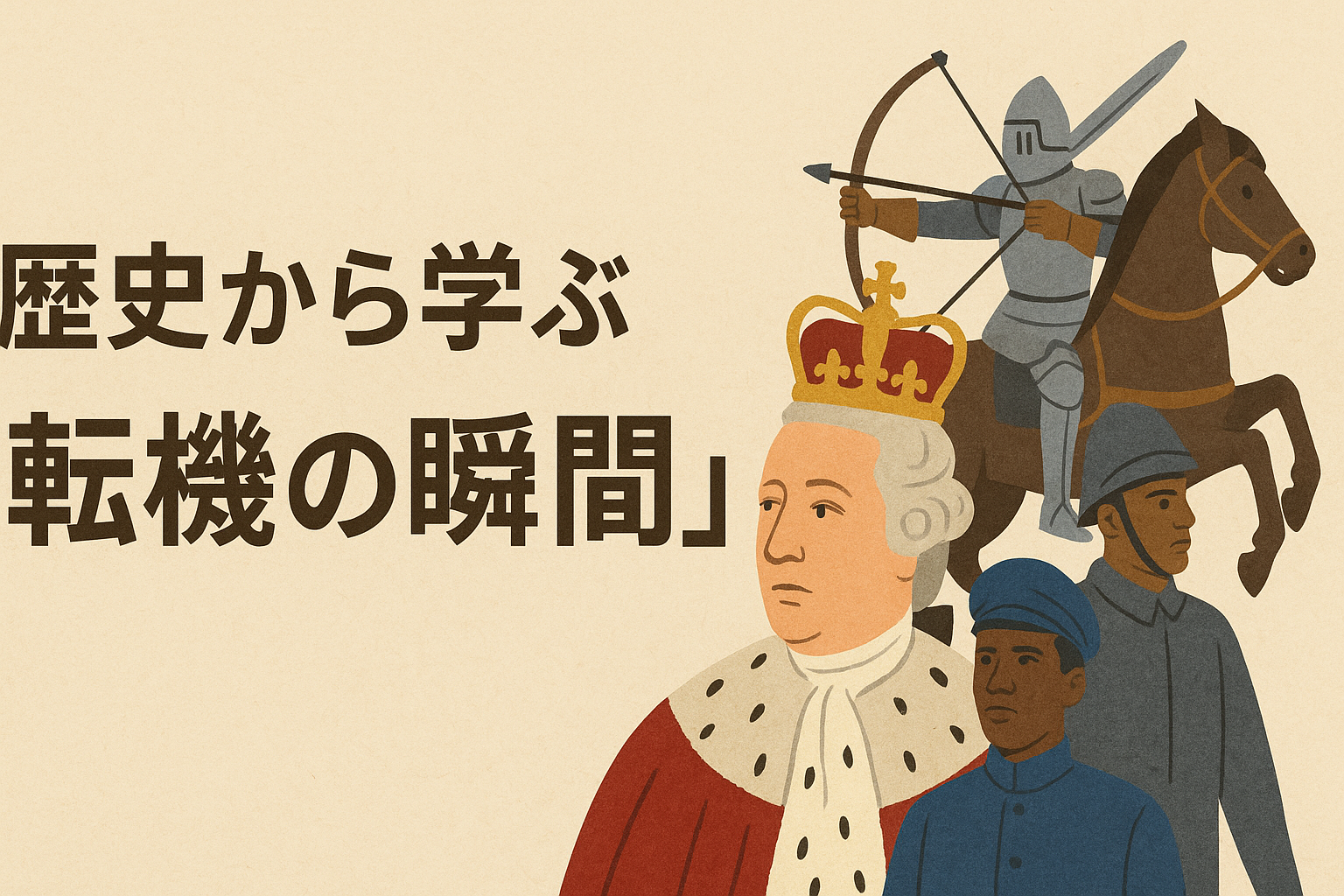 歴史から学ぶ”転機の瞬間”