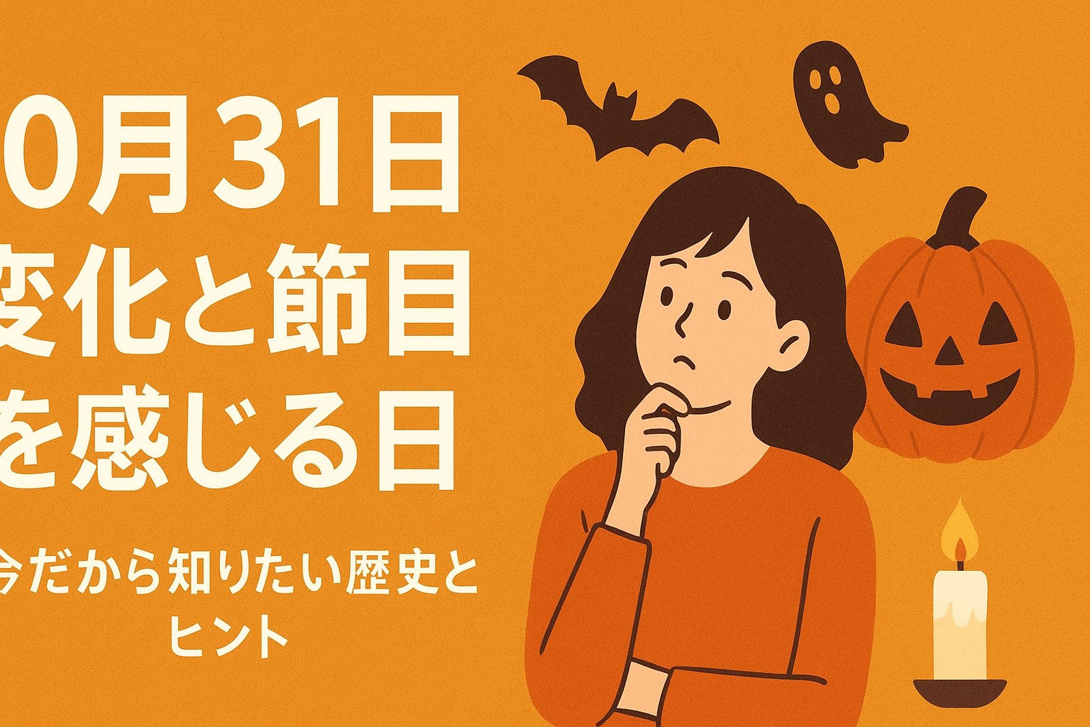 10月31日「変化」と「節目」を感じる日 — 今だから知りたい歴史とヒント