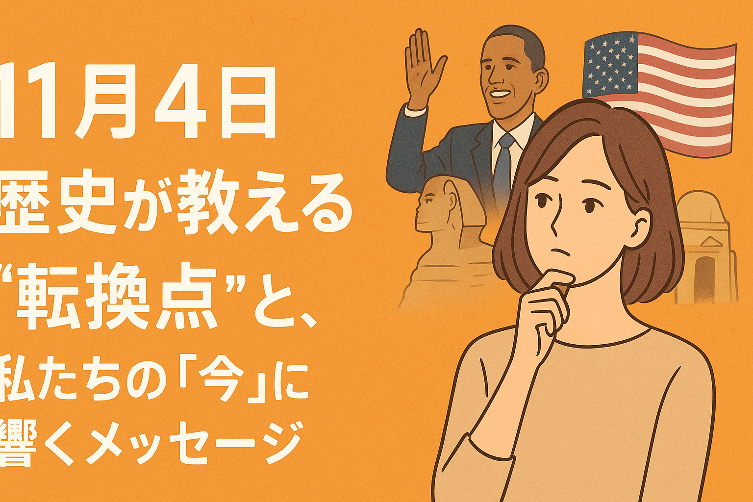11月4日：歴史が教える“転換点”と、私たちの『今』に響くメッセージ
