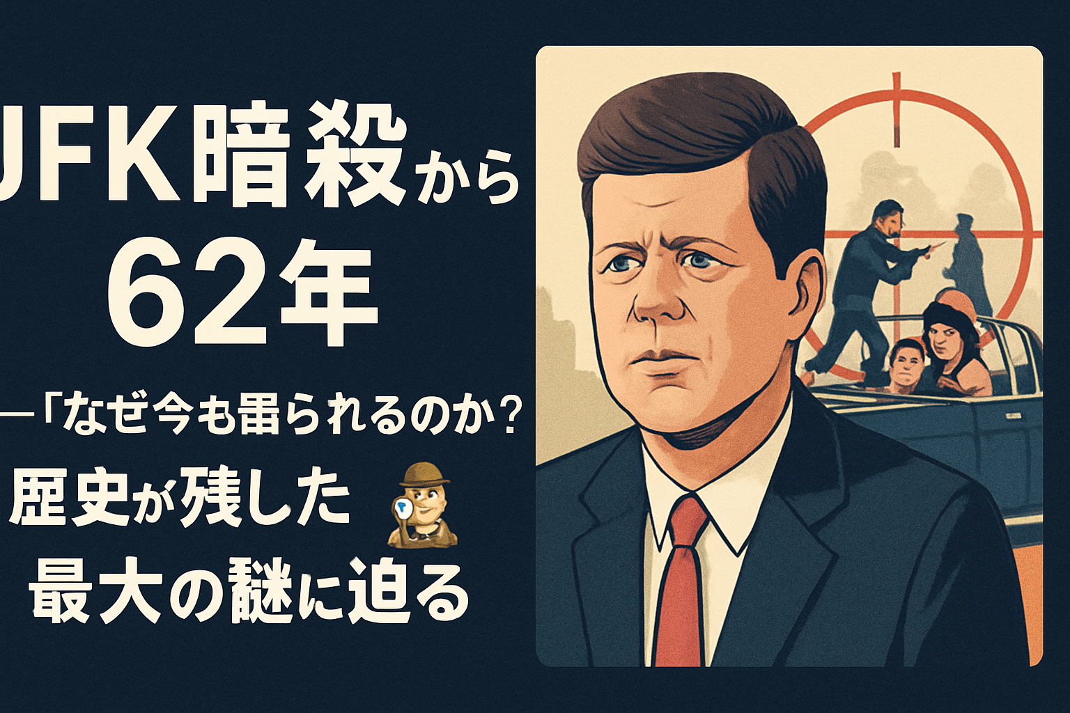 JFK暗殺から62年 ——「なぜ今も語られるのか？」歴史が残した最大の謎に迫る