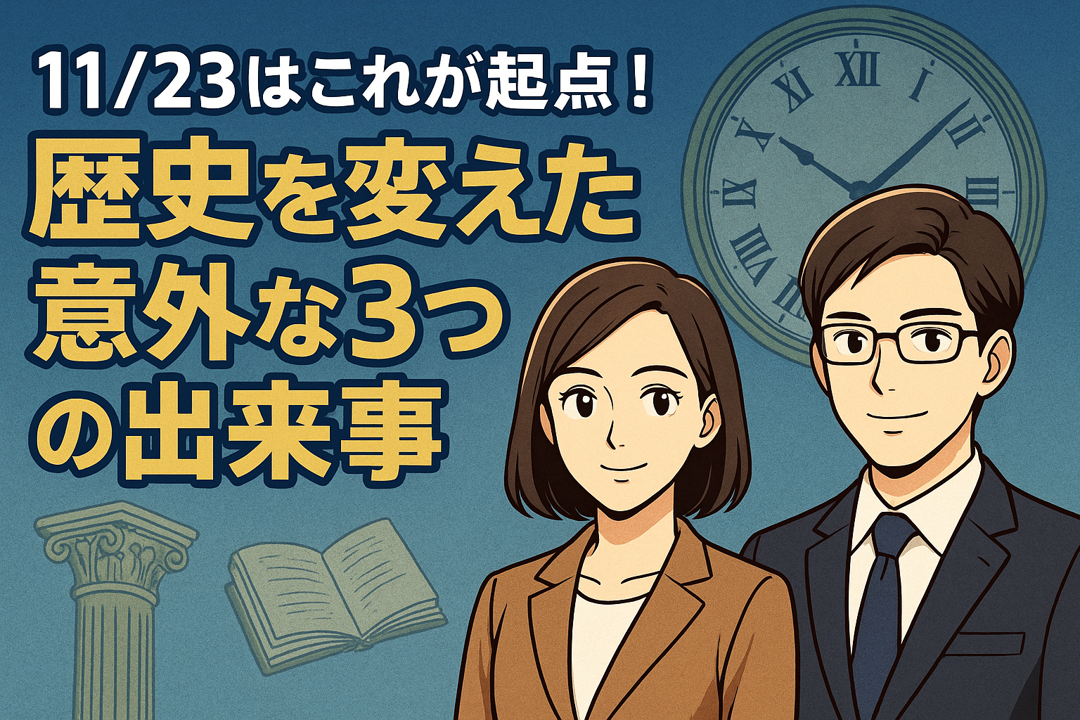 11／23はこれが起点！歴史を変えた“意外な３つの出来事”と、今を生きるヒント