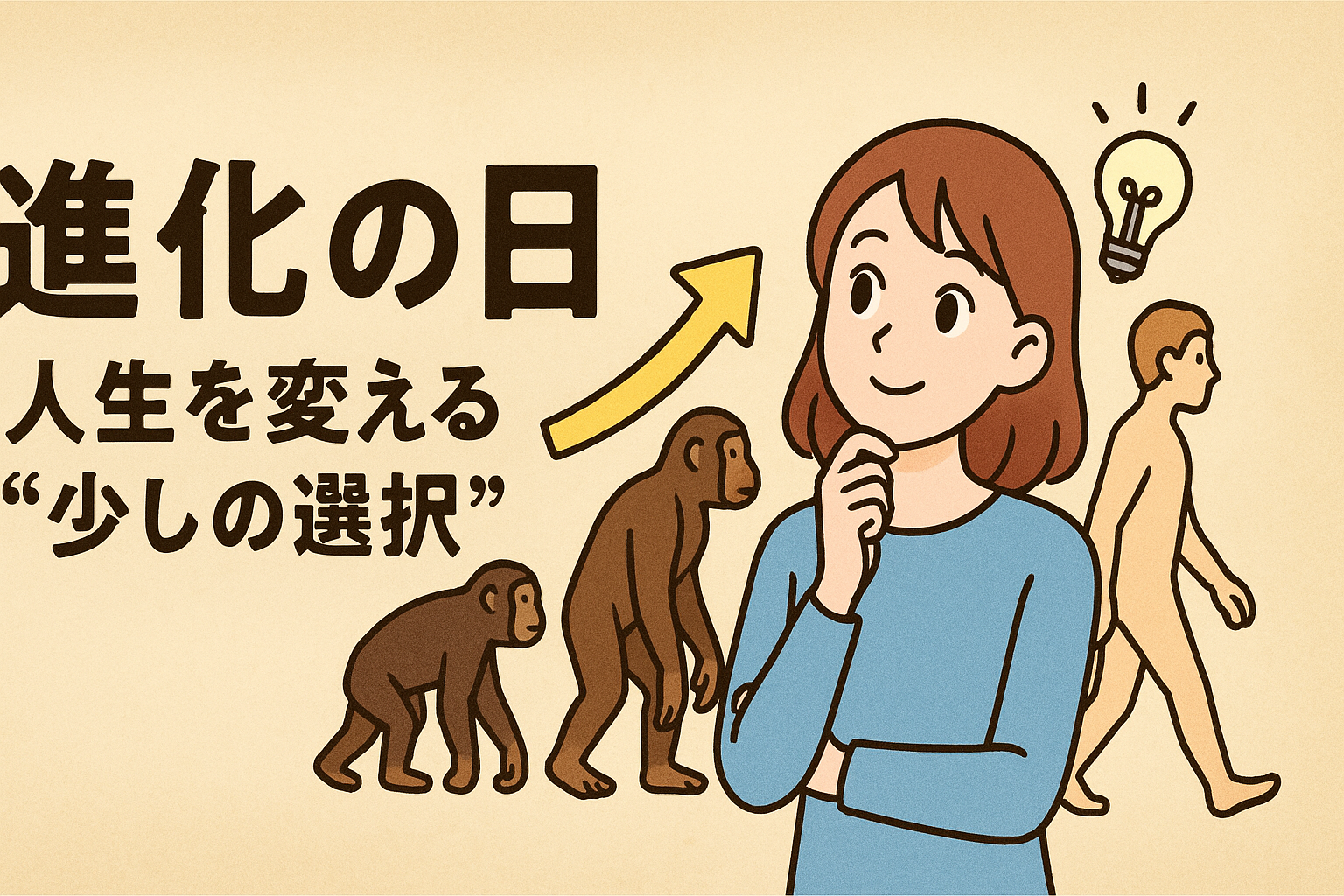 11月24日「進化の日」から学ぶ、人生を変える“少しの選択”