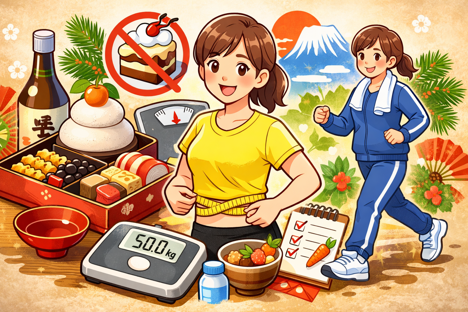 正月太りを防ぐ方法｜年末年始でも体重を増やさないコツ