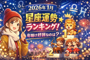 【2026年1月】星座運勢ランキング！年明け好調なのは？