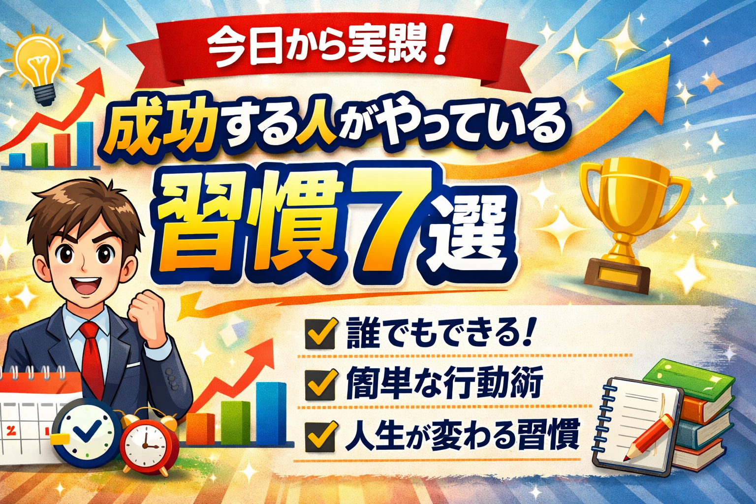 成功する人が必ずやっている習慣7選【今日から実践】