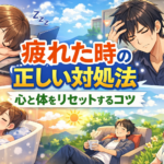 疲れた時の正しい対処法｜心と体をリセットするコツ