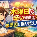 木曜日が辛い理由とは？原因と乗り越え方