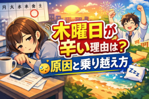 木曜日が辛い理由とは？原因と乗り越え方