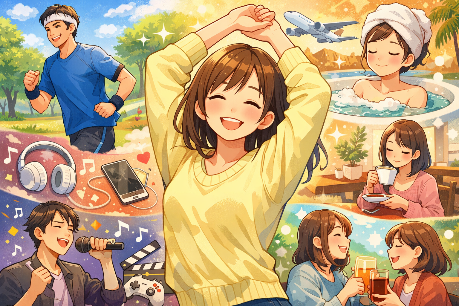 ストレス解消法おすすめ10選｜今すぐできる簡単リセット術