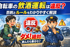 自転車の飲酒運転は違反？罰則とルールをわかりやすく解説