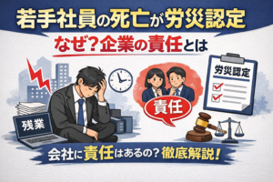 若手社員の死亡が労災認定 なぜ？企業の責任とは
