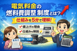 電気料金の燃料費調整制度とは？仕組みを5分で理解