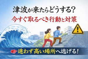 津波が来たらどうする？今すぐ取るべき行動と対策