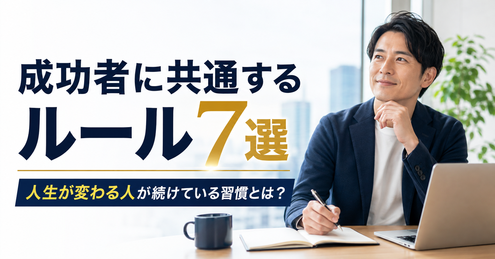 成功者に共通するルール7選|人生が変わる人が続けている習慣とは?