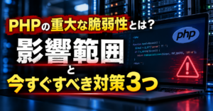 PHPの重大な脆弱性とは？影響範囲と今すぐすべき対策3つ