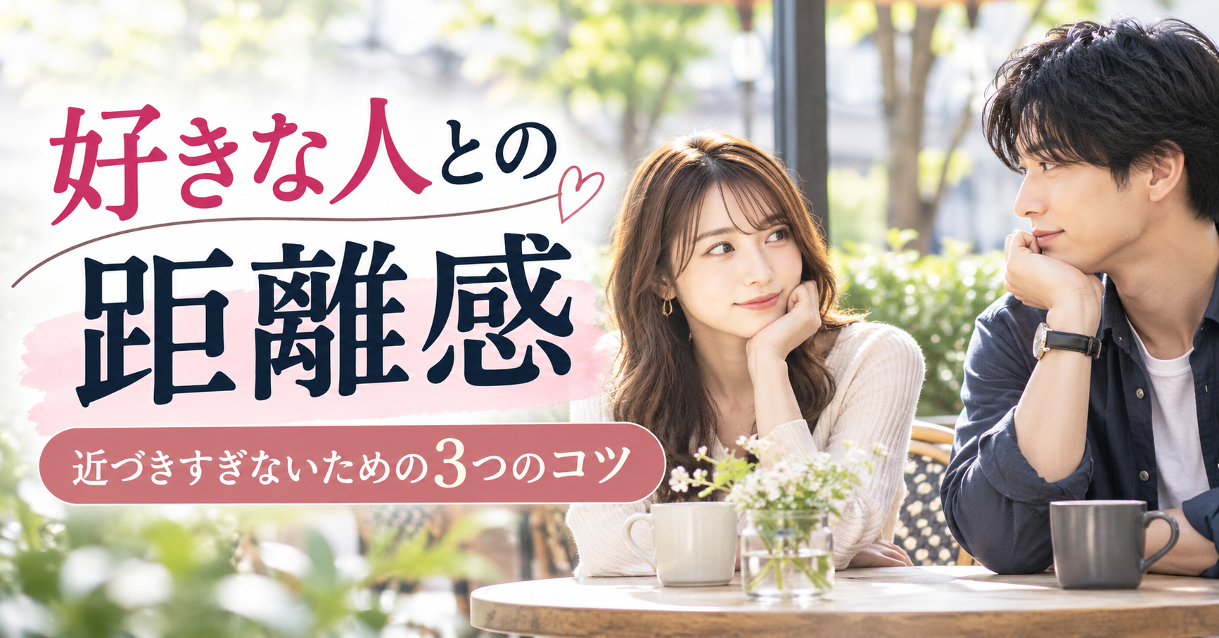 好きな人との距離感はどうする？近づきすぎないための3つのコツ